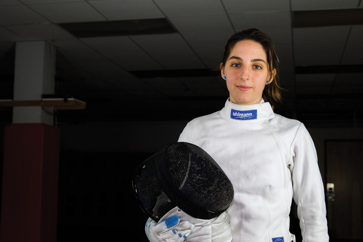 Fencing Led Student to NJIT